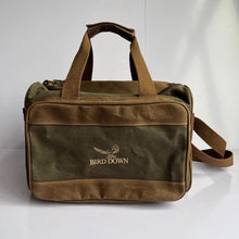 Load image into Gallery viewer, NEW- Range Bag - Olive and Brown All Waxed Canvas