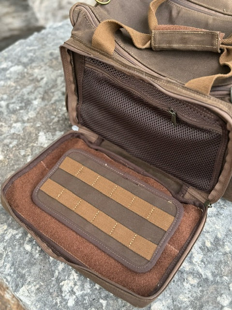 NEW - Range Bag- All Brown Waxed Canvas – Bird Down Brand Co