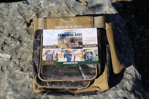 Game Bird Bags Woodland Tree Camo with Tan 600D
