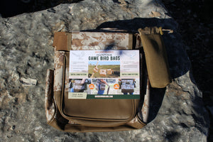 Game Bird Bags Digital Camo / Brown Microfiber Leather