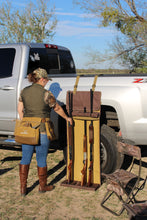 Load image into Gallery viewer, Ultimate Shotgun Rest - New Tan and Brown with Barrel Cover and Velcro Strap